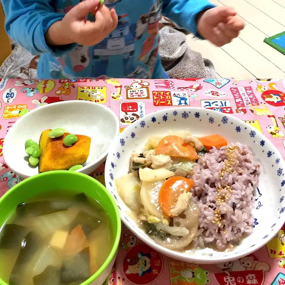 鶏むねと冬野菜の黒酢あんかけ|さとう かおりさん