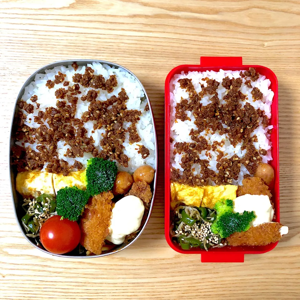 夫婦のお弁当🍙|むさけんさん