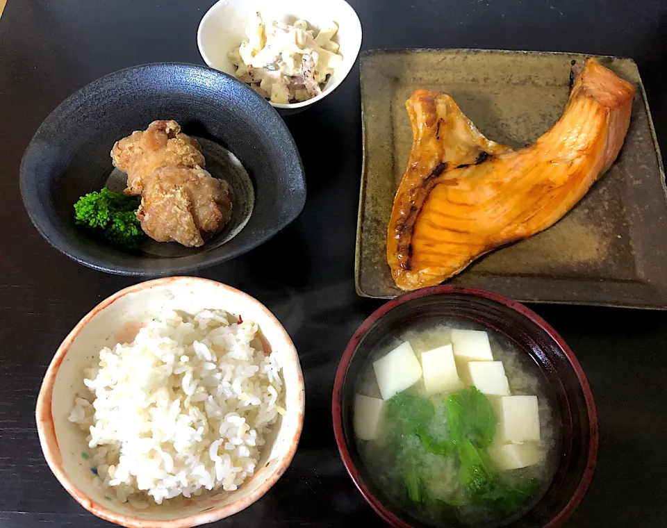 鮭かま定食|ひちゃこさん