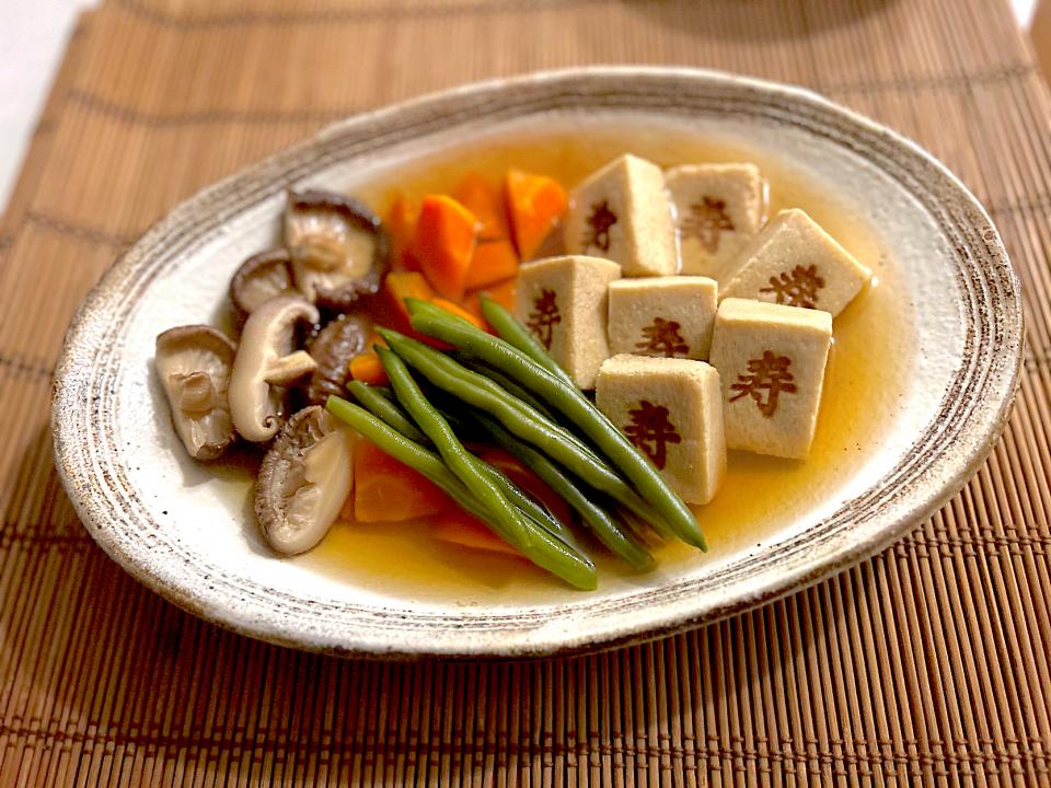 寿✨高野豆腐で応援📣