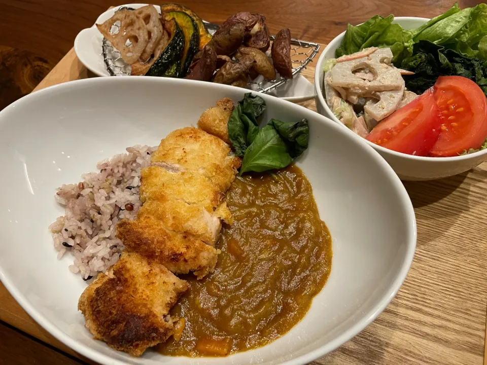 チキンカツカレー|さあママさん