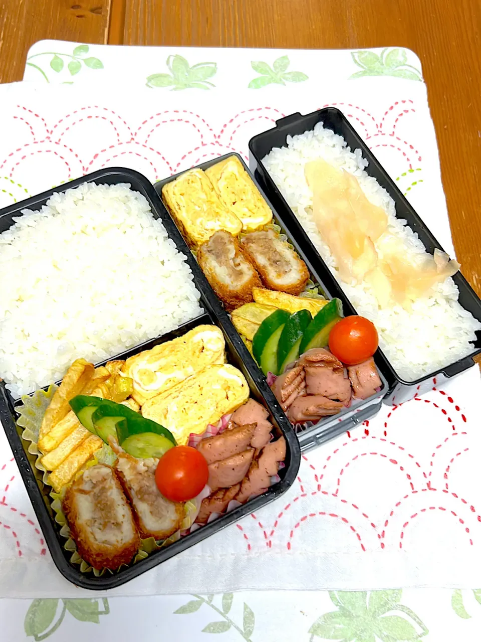 Snapdishの料理写真:2月1日水曜日コロッケ弁当|アッキーさん