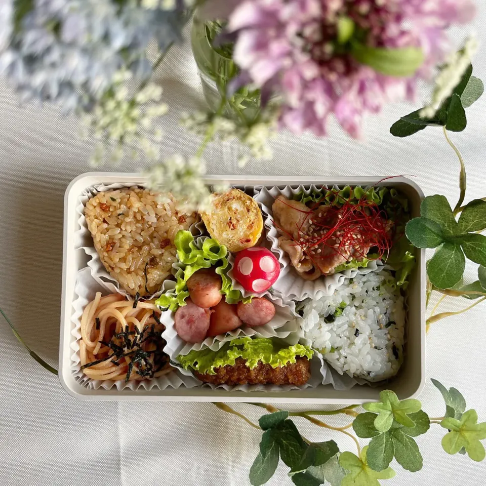 Snapdishの料理写真:2/1❤︎娘のお弁当🌱✨|Makinsさん