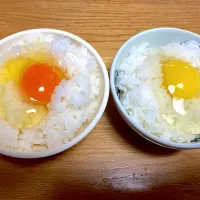 Snapdishの料理写真:たまごかけご飯🥚🍚|プリンちゃんさん