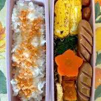 ツナ入り卵焼き&かぼちゃの煮物弁当|Tomokoさん