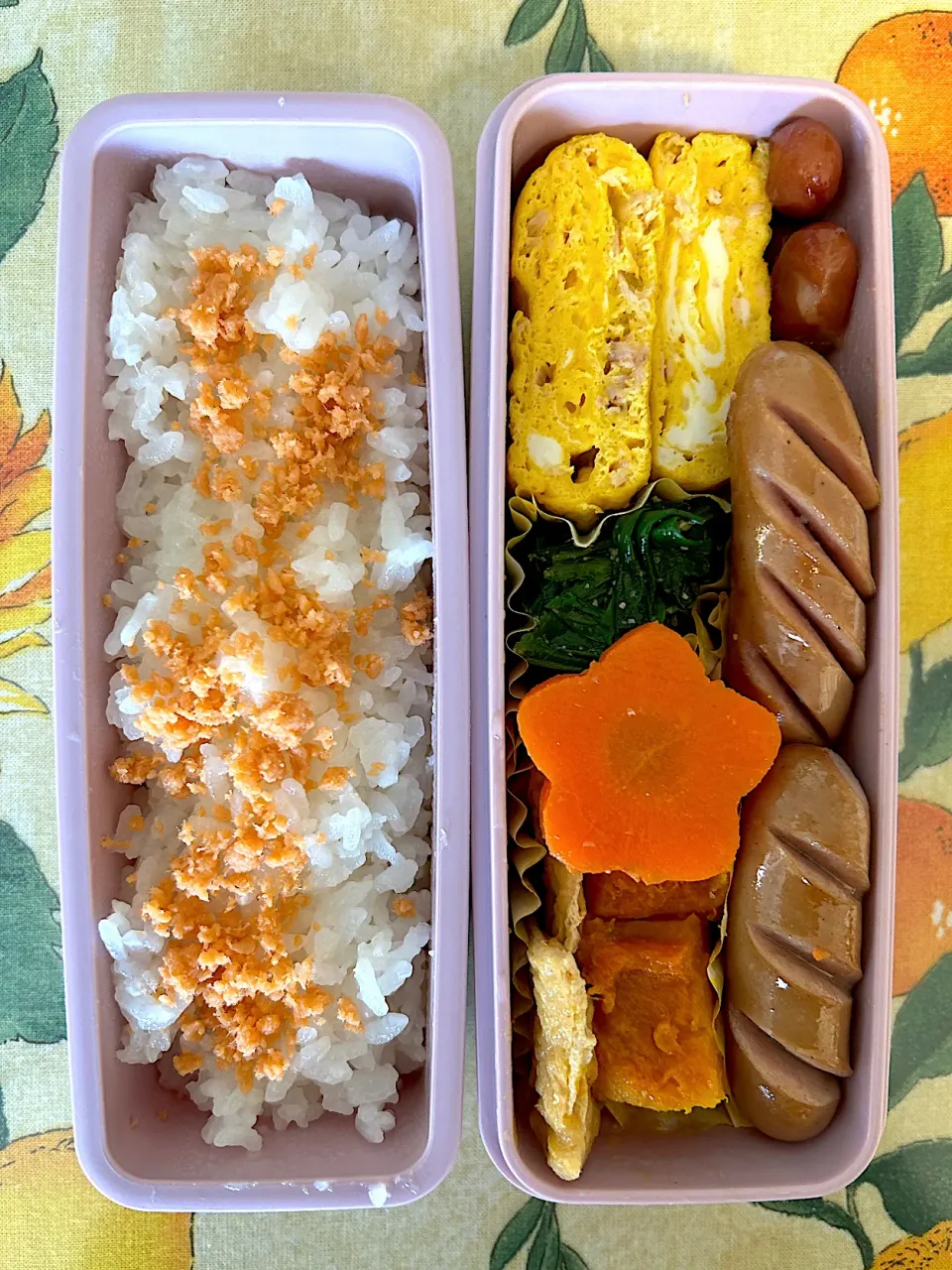 ツナ入り卵焼き&かぼちゃの煮物弁当|Tomokoさん