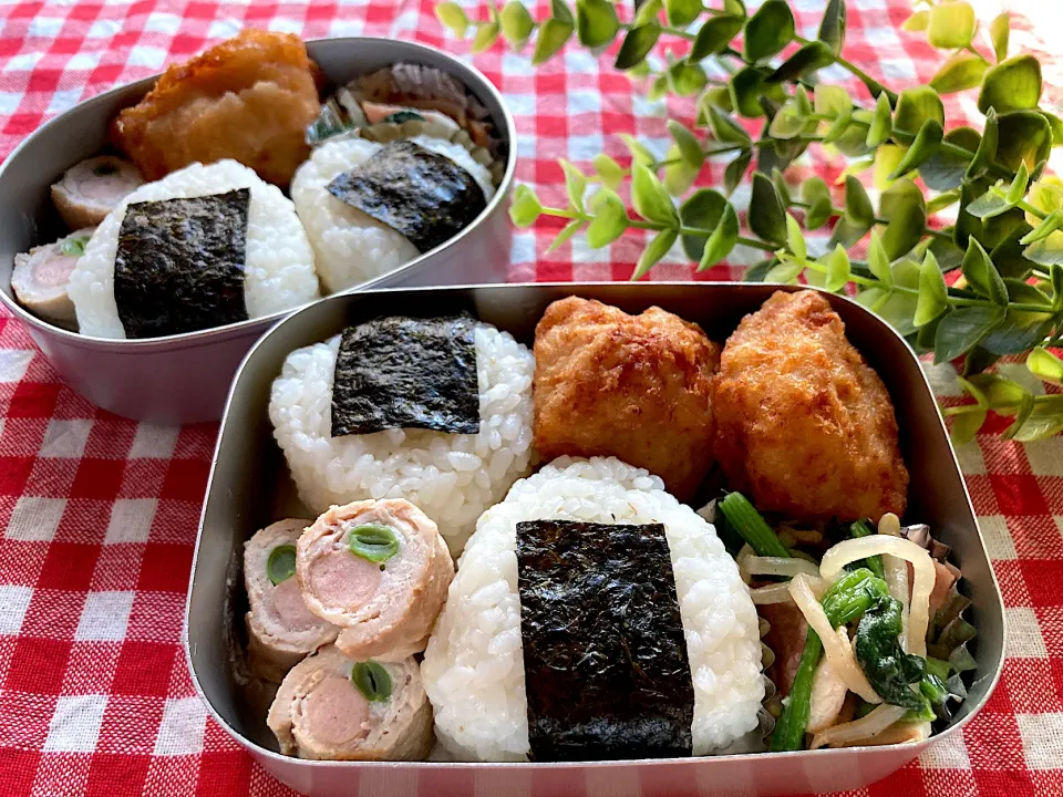 ＊夕飯スライド🎶ちびたんとべびたんの幼稚園お弁当＊|＊抹茶＊さん