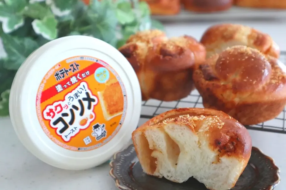 ポテトーストコンソメ味の手作りパン|naotanさん