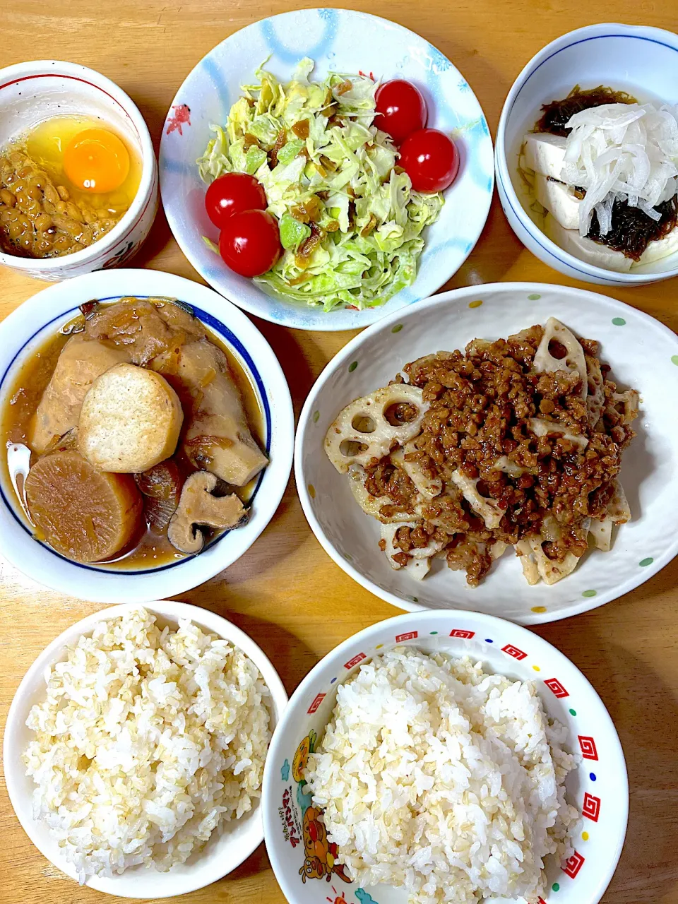 Snapdishの料理写真:NIKUVEGEそぼろ餡かけ蓮根炒め|Makokoさん