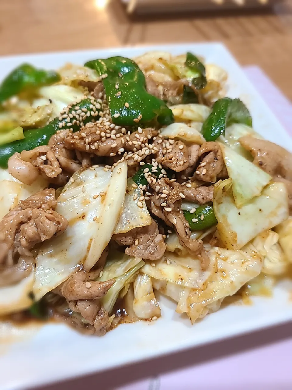 Snapdishの料理写真:シャキシャキ野菜と豚肉のホイコーロー😋|みぽりん♪さん