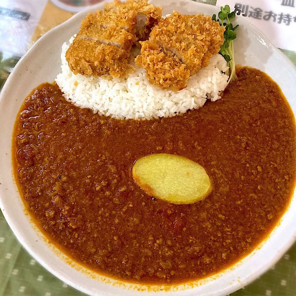 キーマカツカレー|きっしーさん