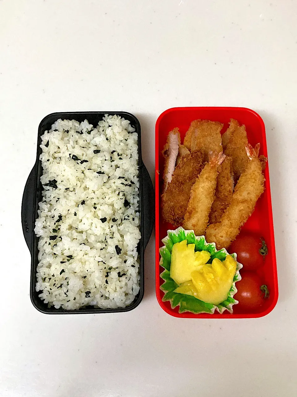 高校生になった次男くんへ　とんかつ弁当|晴れ時々弁当さん