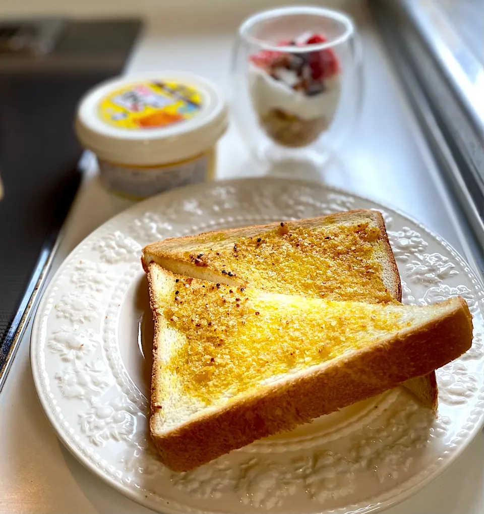 Snapdishの料理写真:娘の朝ごはん|かっちゃん杉さん