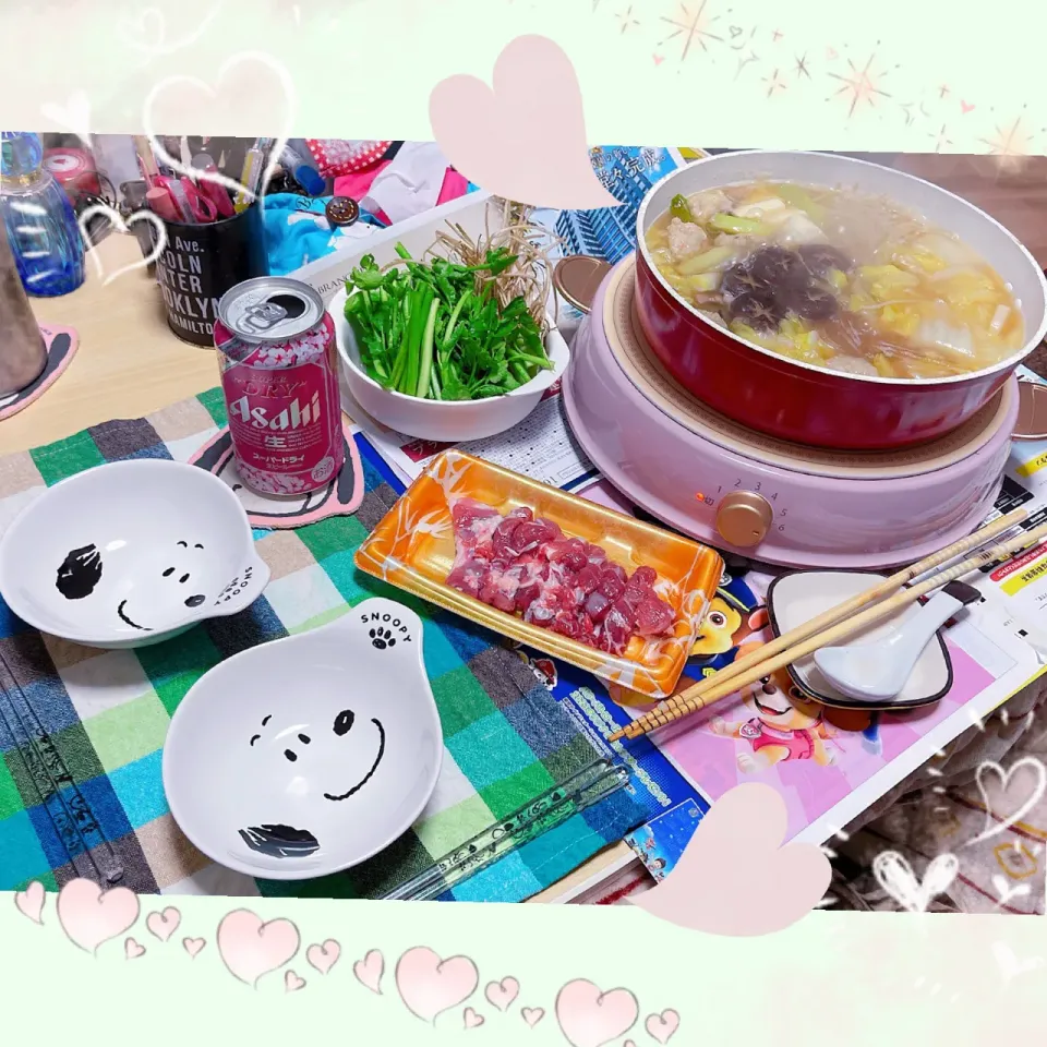 Snapdishの料理写真:２／１ ｗｅｄ 晩ごはん🍴＊○°|rinaronarさん