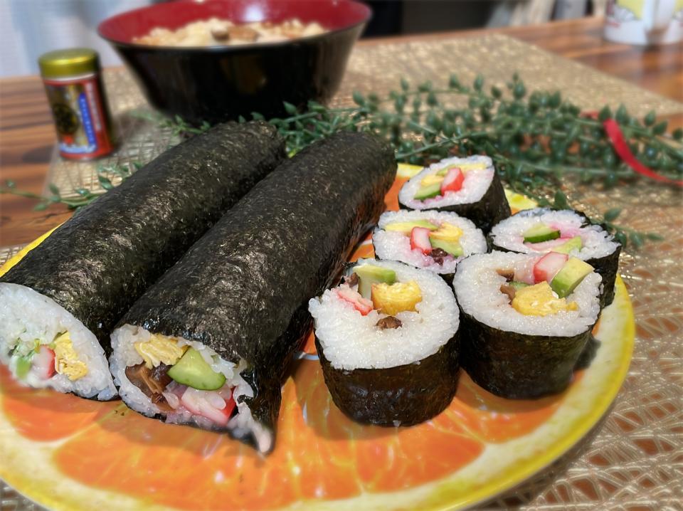 恵方巻き作りました✨✨