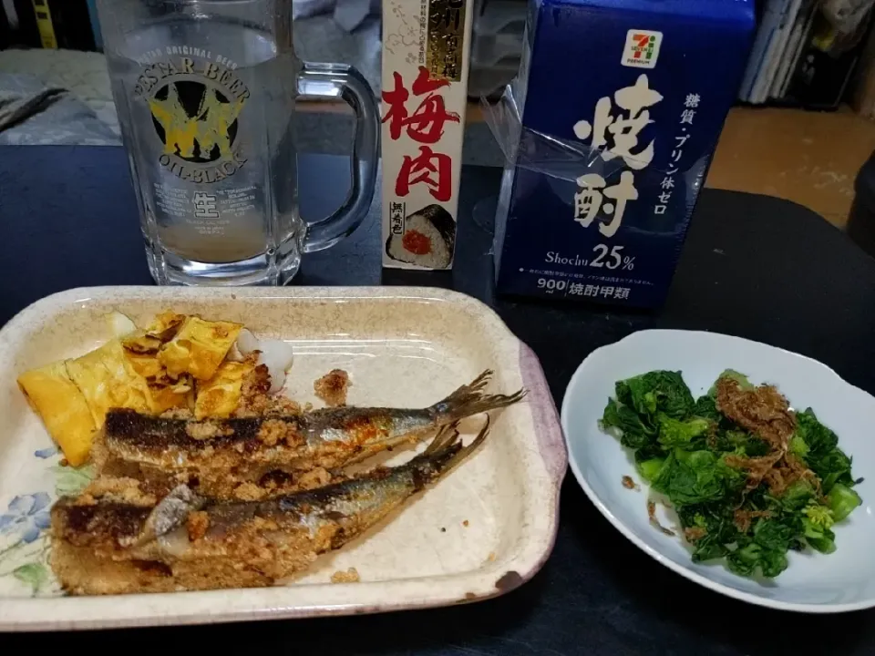 Snapdishの料理写真:夜勤明け春分の日|Tarou  Masayukiさん