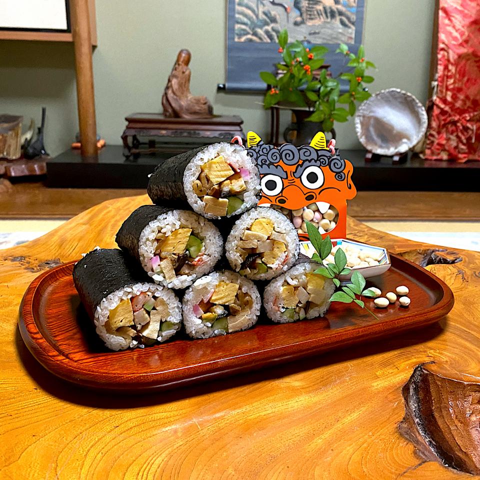 我が家の恵方巻