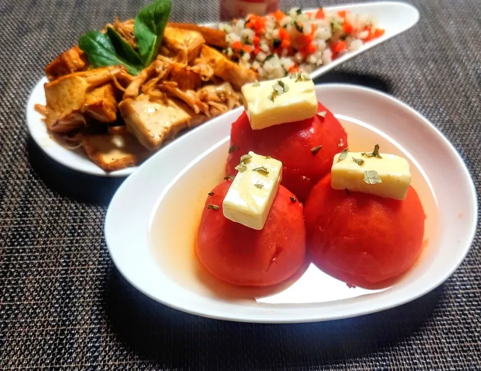 TOMATO no ODEN
厚揚げ×えのきdeピザ風|マギーさん