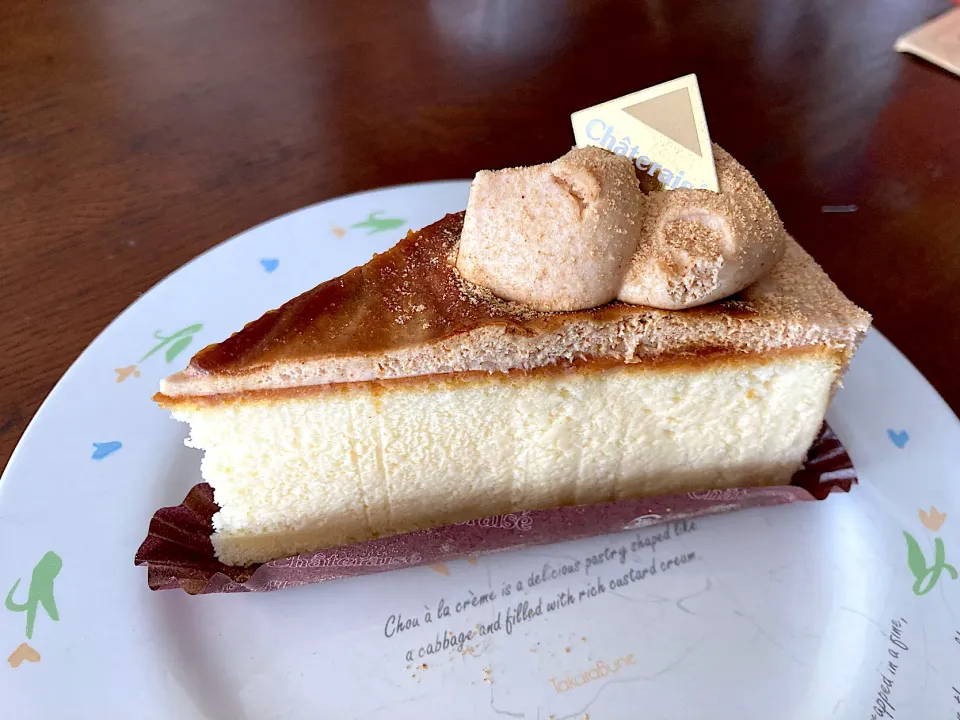 黒蜜きなこスフレチーズケーキ|はっちぃさん