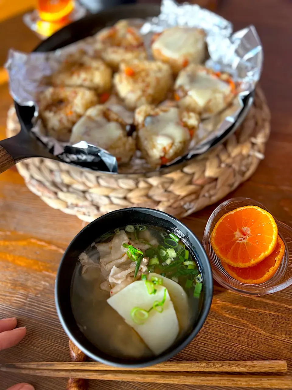 炊き込みご飯失敗でリメイク　焼きおにぎり|ＭＡＲＵＥ家の食卓さん