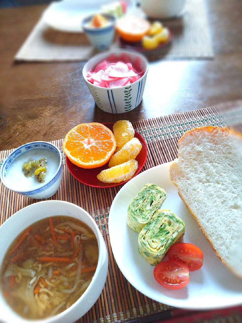 朝ごはん🌄！|まめころさん