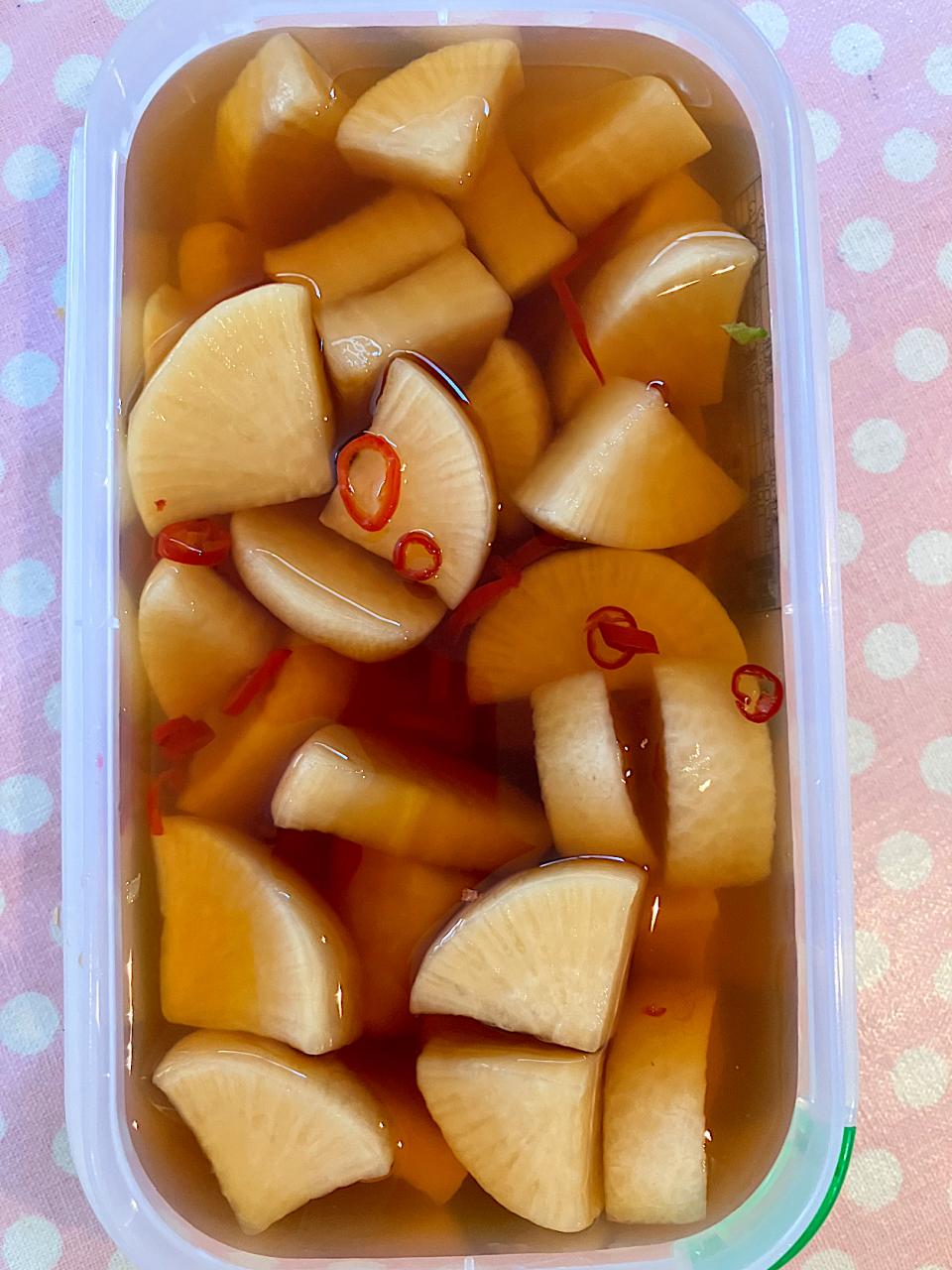 はるちさんの料理 箸が止まらない大根漬け