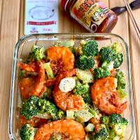 🦐🥦❤️えびチリとブロッコリーのサラダ