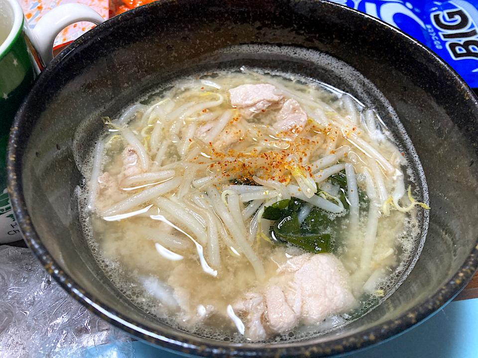もやしのスープ