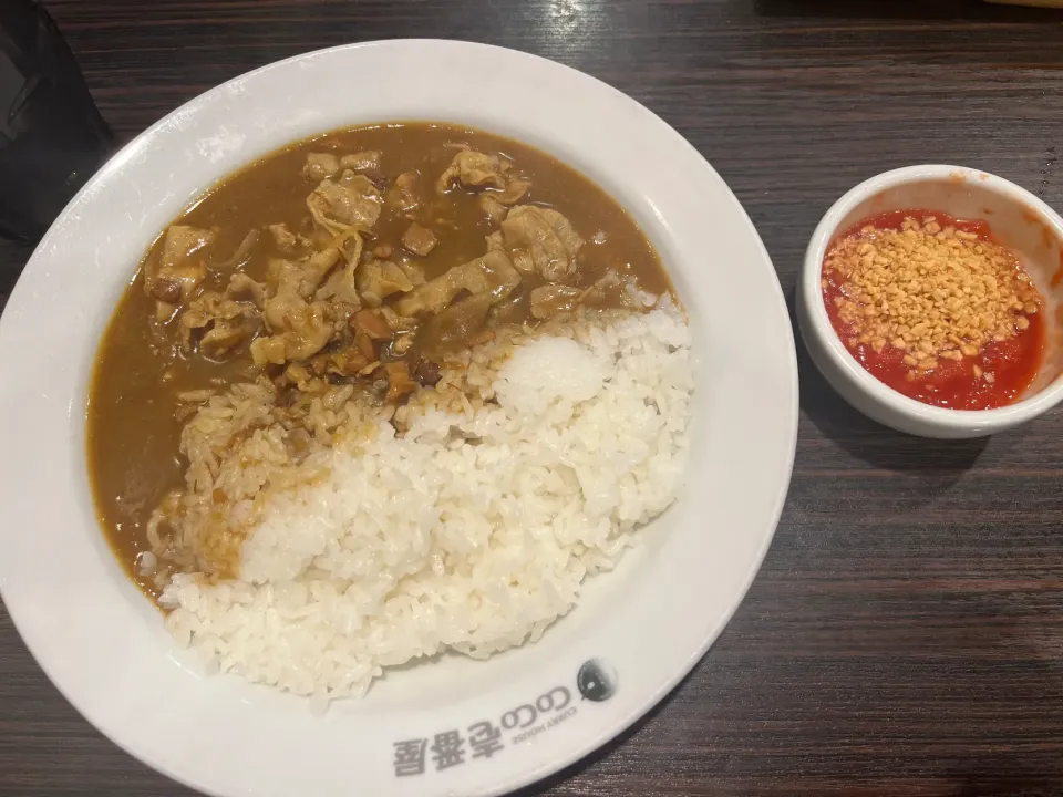 豚しゃぶカレー　トマトガーリックトッピング　#壱番屋|takashiwagaさん