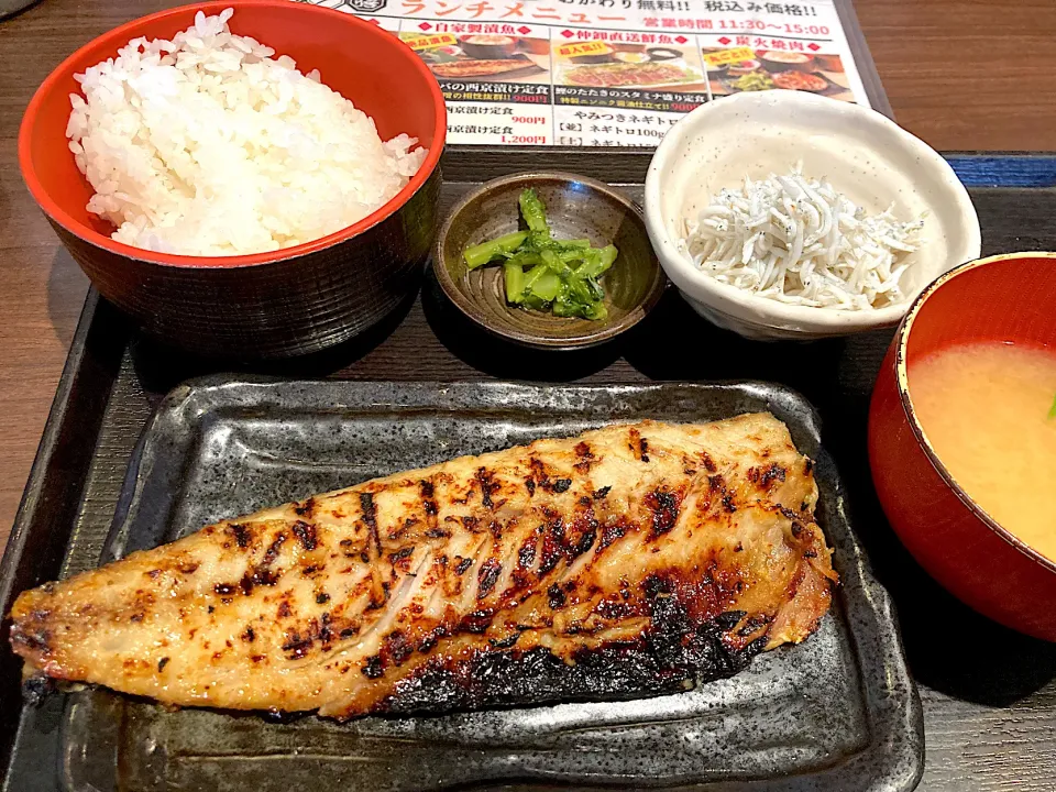 とろ鯖の西京漬け定食@火の膳(人形町)|yoooochanさん