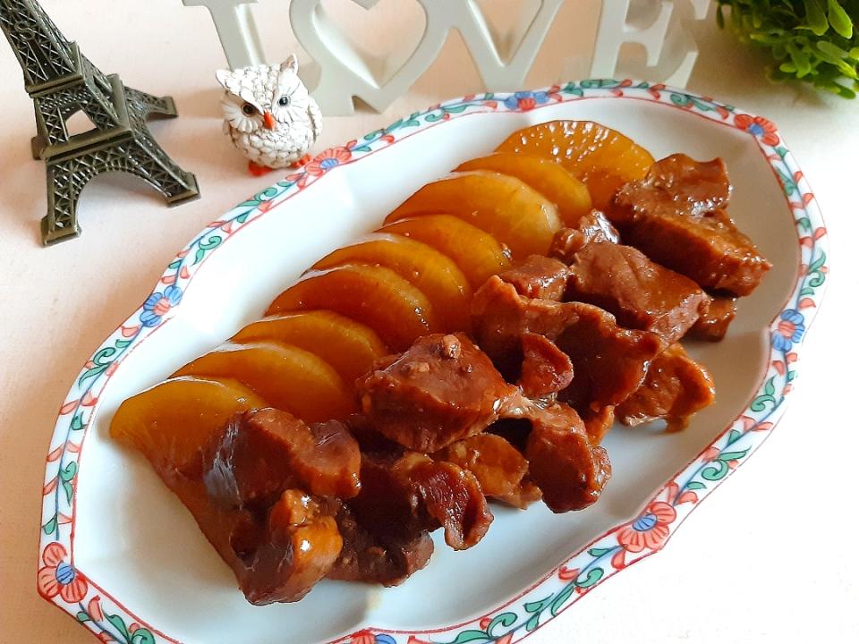 ♡豚肉と大根の甘辛煮♡