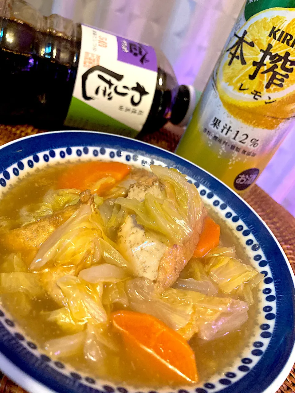 厚揚げと白菜のとろとろ生姜煮😋🍻💕✨|アイさん