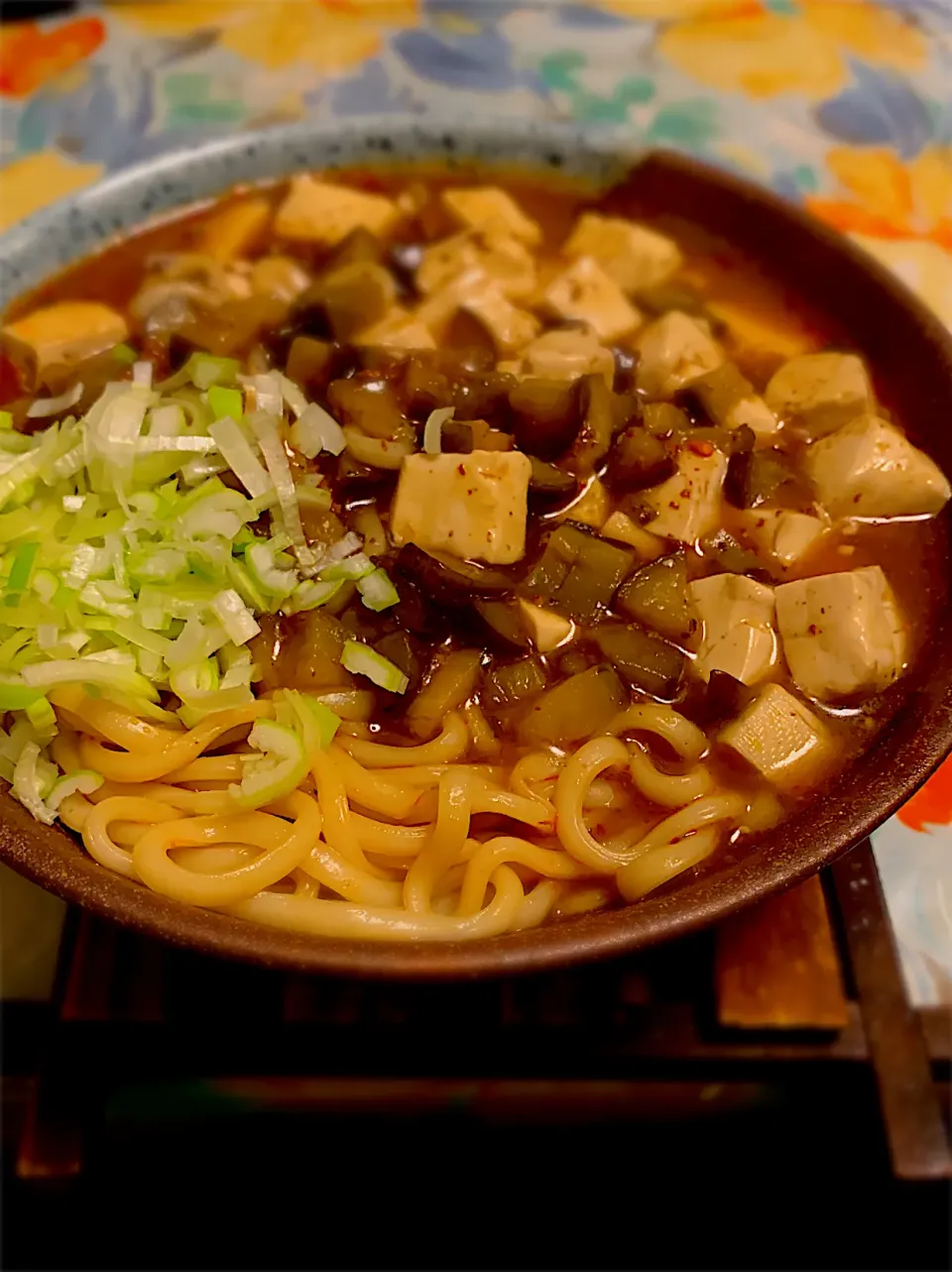 麻婆豆腐・麻婆茄子うどん|カウボーイさん