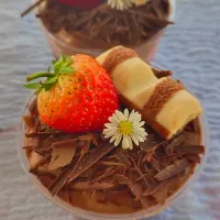 chocolate mousse cup 🍫🍫|Fairy Cupcakesさん