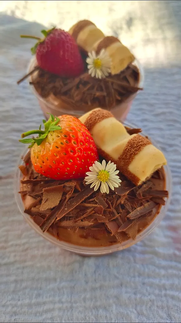 chocolate mousse cup 🍫🍫|Fairy Cupcakesさん