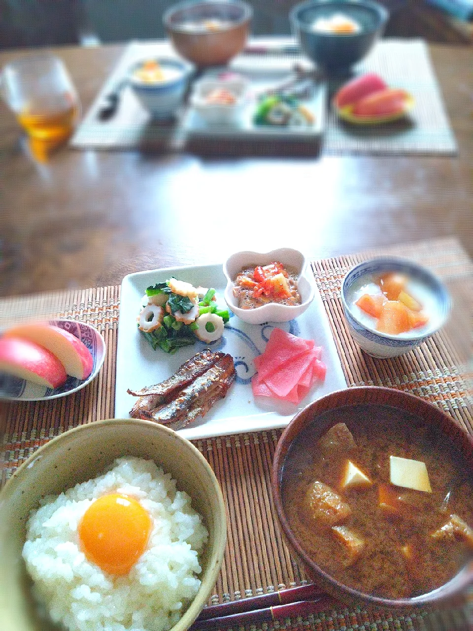 朝ごはん🌅！|まめころさん