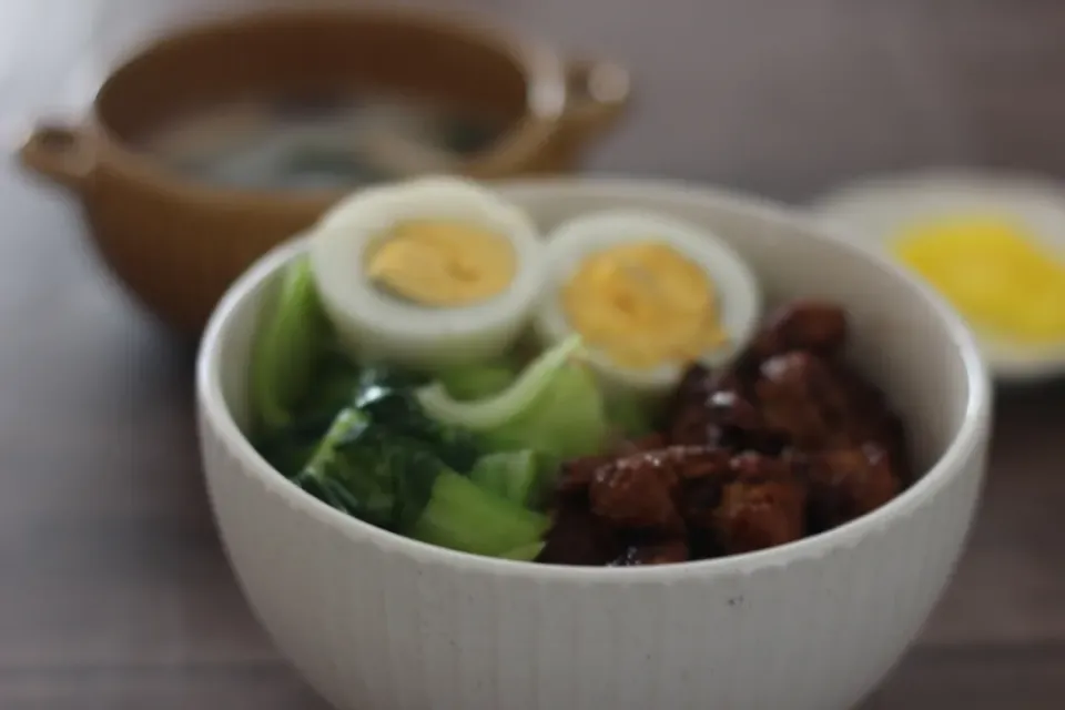 大豆ミートのルーローハン|ちいさなしあわせキッチンさん