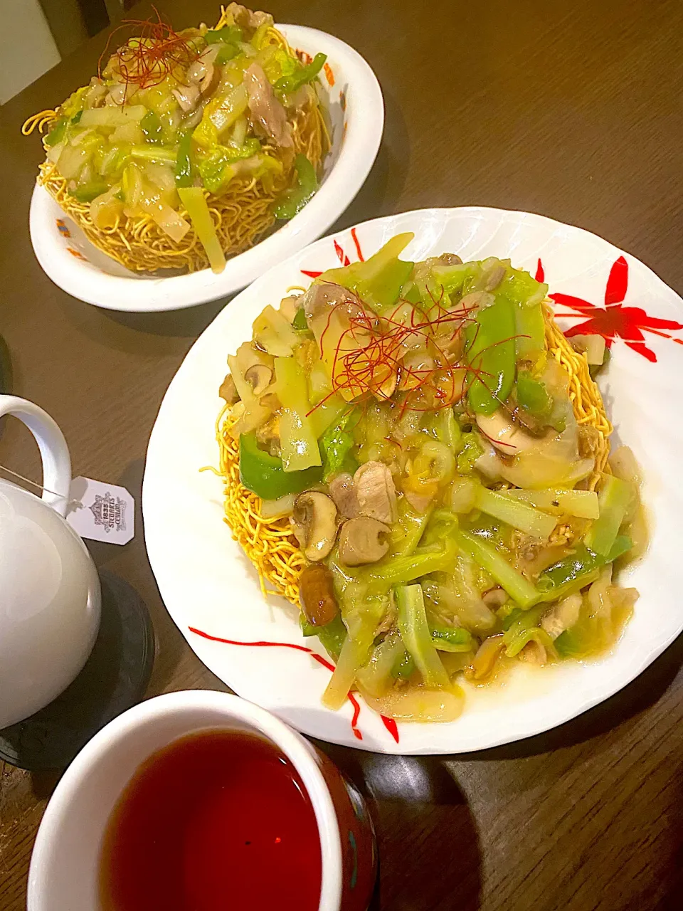 かた焼きそば　豚肉とバイ貝の野菜餡掛け|ch＊K*∀o(^^*)♪さん