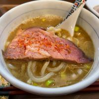 つけ麺の〆　スープ割り