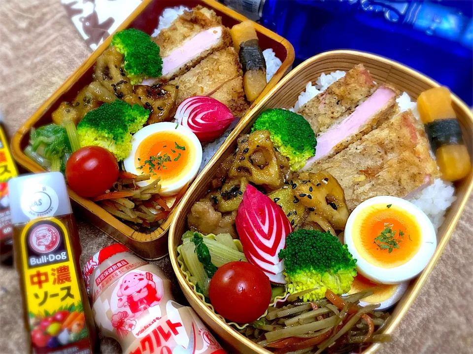 Snapdishの料理写真:今日の夫婦弁⁽⁽ ◟(灬 ˊωˋ 灬)◞ ⁾⁾💕|桃実さん