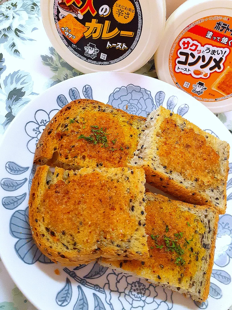 🔷ごま食パンdeポテトースト🔷|@きなこさん