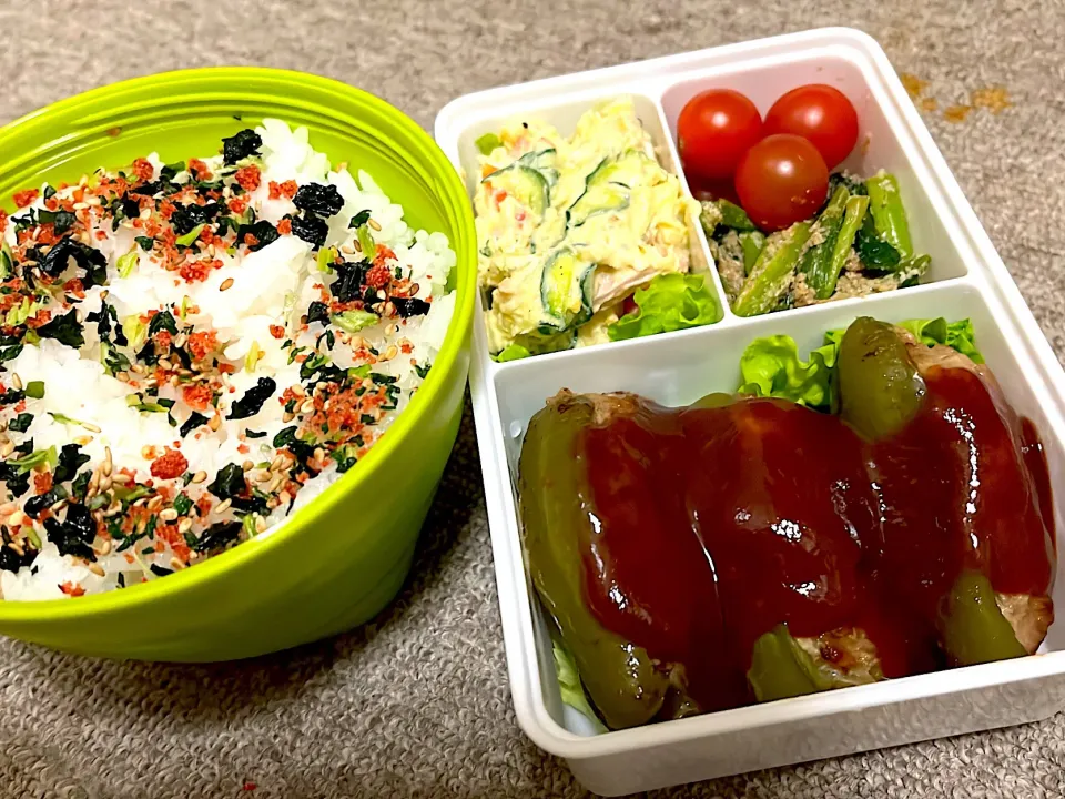 Snapdishの料理写真:旦那ちゃん弁当😊|ちゃびきゅさん