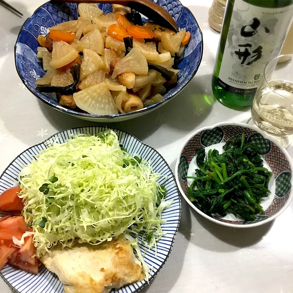 鶏胸肉のソテー　菊菜味噌|Yukikoさん