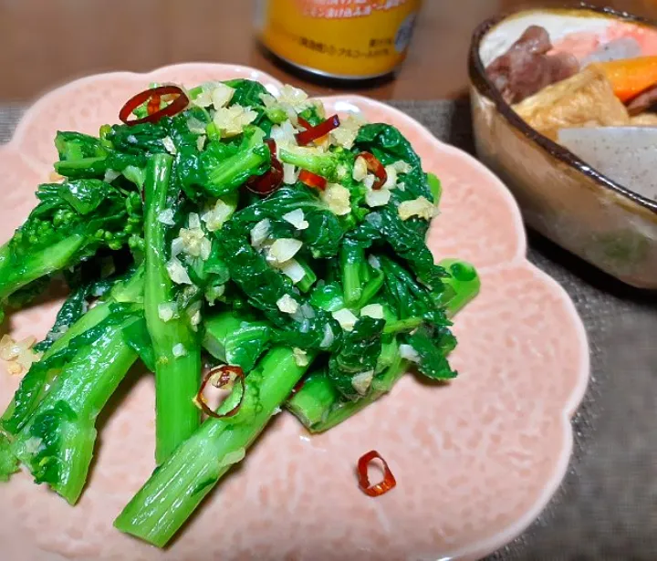 パパ氏さんの料理 Fiori di colza aglio olio🇮🇹|びせんさん