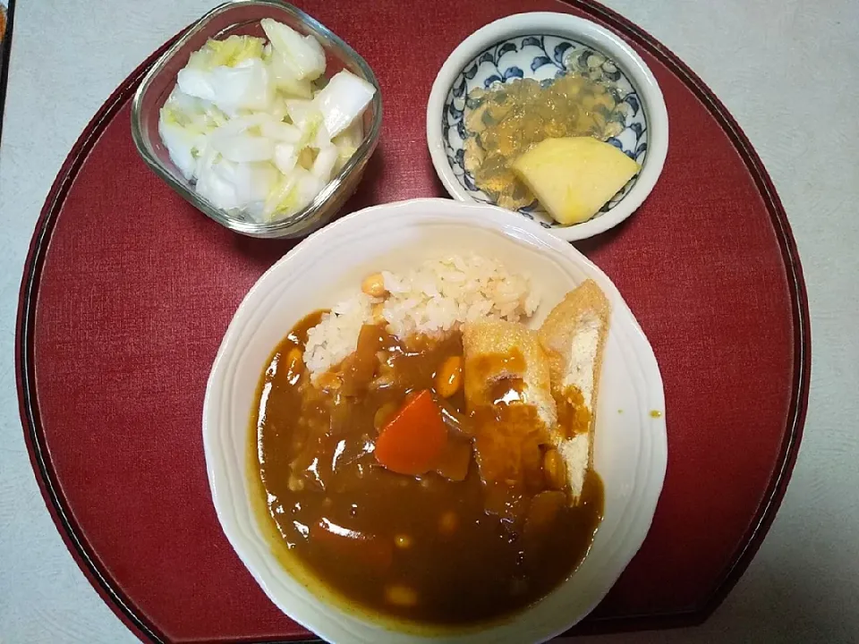 大豆ごはんと大豆カレー|由紀子さん