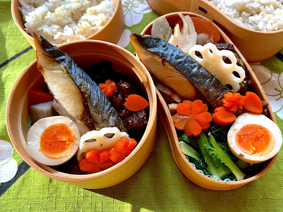 さわらの塩焼き弁当🐟✨|ぱっとさん