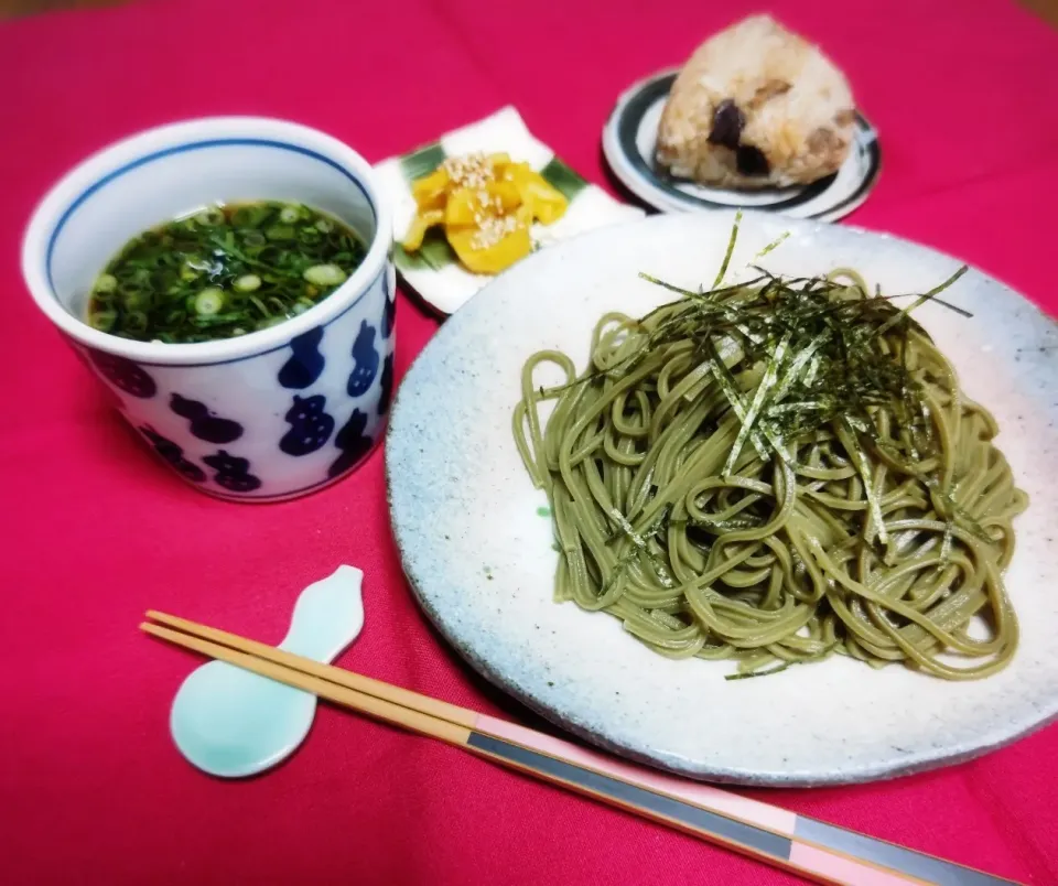 この前のお昼ごはん　茶そば💚|☆Yumi☆さん