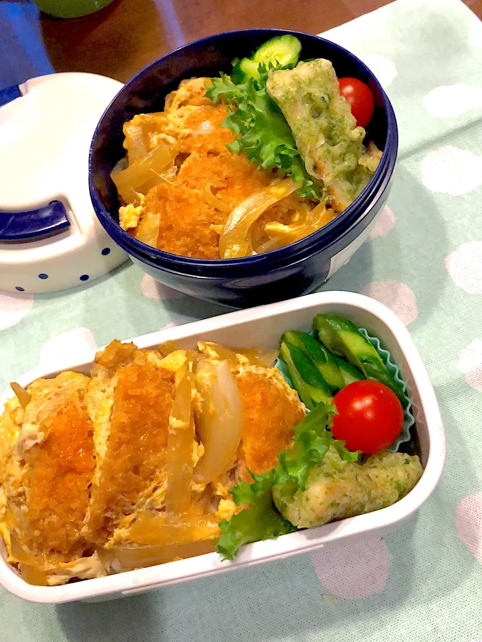 2023.2.10  ＊今日のお弁当＊カツ丼＊|rinrin*mama*さん