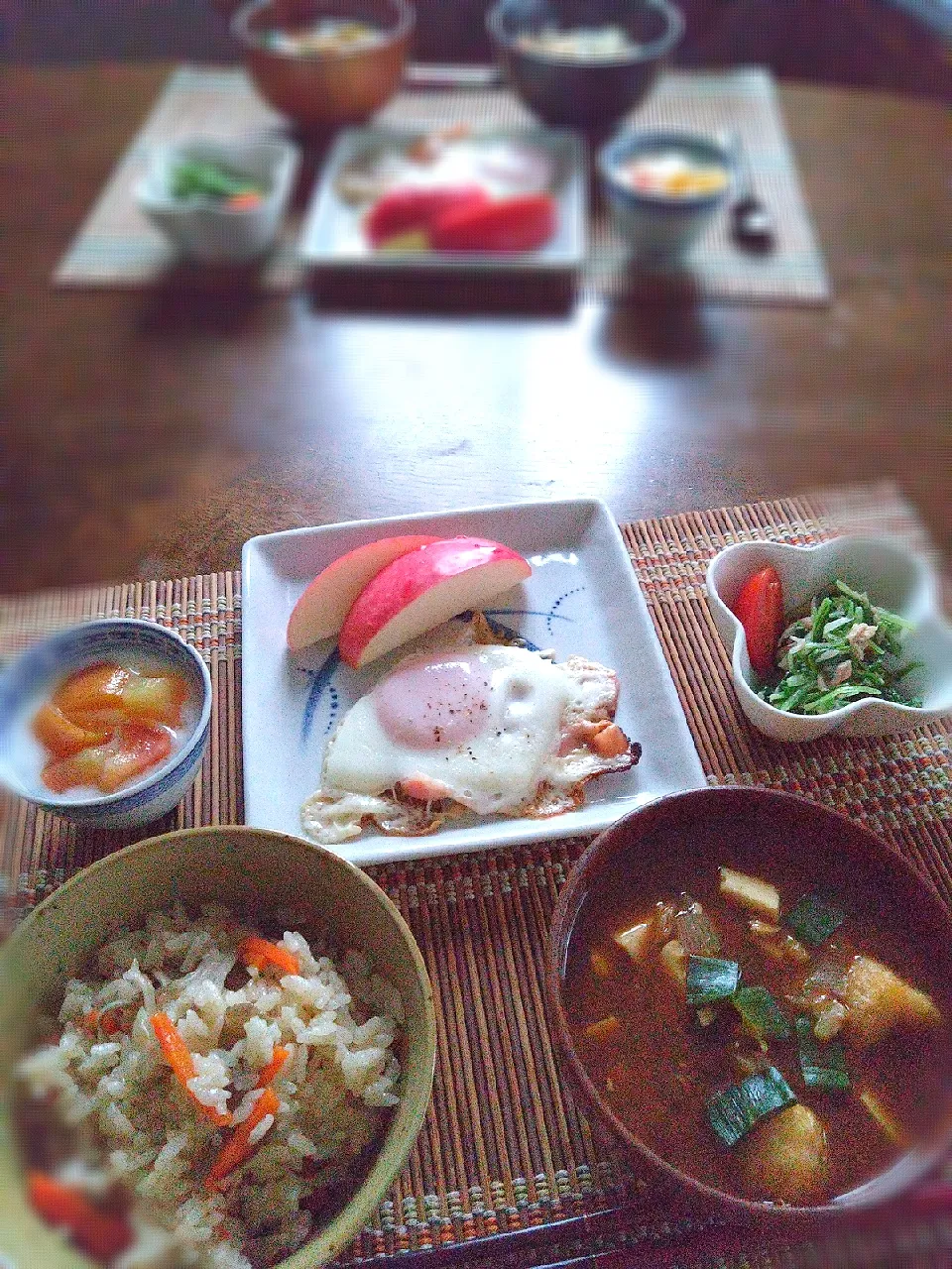 Snapdishの料理写真:朝ごはん🌅！|まめころさん