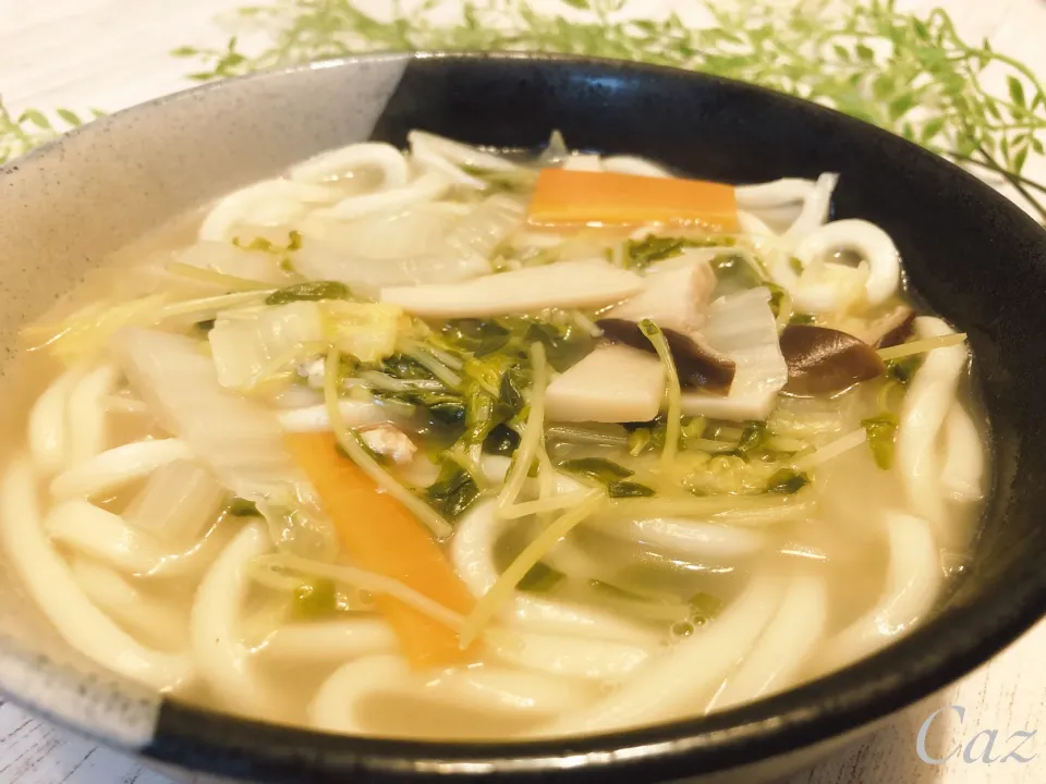 Snapdishの料理写真:鶏塩野菜うどん|きゃずさん